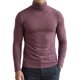 thumbnail image 1 of INSPIRE CHIC Camiseta de Cuello Alto de Manga Larga para Hombre Ajuste Entallado Camiseta Térmica Suave L Burdeos, 1 of 5
