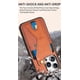 thumbnail image 2 of Funda Resistente para iPhone 16 Pro Max con Tarjetero y Soporte, Diseño Magnético Marrón, 2 of 5