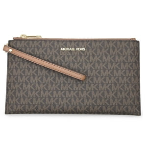 Billetera Michael Kors Womens Jet Set Travel Large Top Zip Café