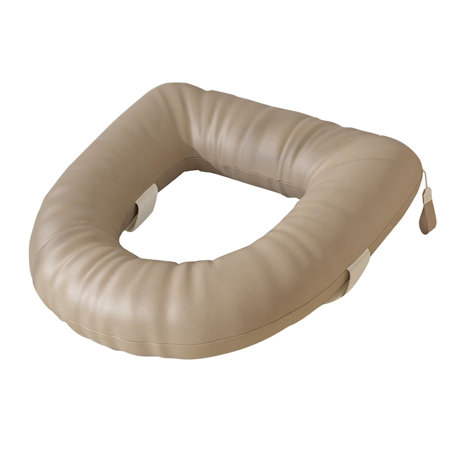 Bothyi - Elevador De Asiento De Inodoro Grueso, Cómodo Y Flexible, Funda Para Asiento De Inodoro Para Personas Mayores, Color Caqui
