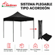 thumbnail image 5 of Carpa plegable 3x3 negra, 5 of 6