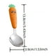 thumbnail image 1 of 1pc/1set Creative Cartoon Carrot Tableware, Children's Fork Spoon With Handle, Portable Children's Tableware, For Toddlers Kids, 1 of 3