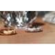 thumbnail image 3 of Anillos de Boda Delicados de Oro para Mujer con Acabado Cepillado Anillos de Plata Esterlina S925 Corte Redondo Anillo Blanco/dorado Anillos de Eternidad con Circonia Cúbica Anillos de Promesa para, 3 of 7