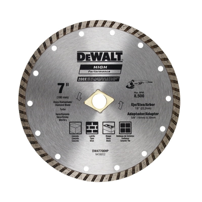 Dewalt - Disco Diamantado Ranurado 7 Hp Dw47700hp