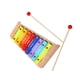 thumbnail image 1 of Xilófono De Juguete De Madera Con Mazos Para Preescolar, Familia, Música, Regalos De Navidad, Pequeño, 8 Tonos, 1 of 5