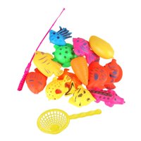 Magideal - Juguetes De Pesca Interactivos Para Padres E Hijos Con Caña De Pescar Para Niños Al Aire Libre