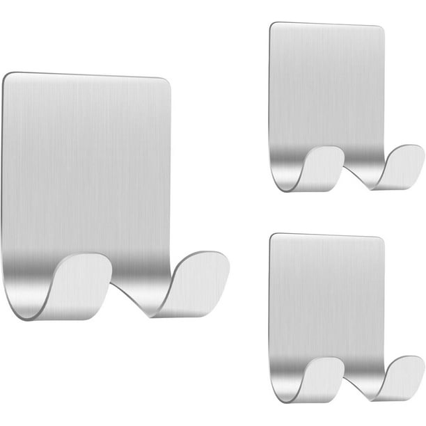 Soporte para afeitadora de ducha (2 unidades), ganchos autoadhesivos de acero inoxidable para afeitadora, soportes, organizadores, gancho resistente para ducha, baño, inodoro y lufa.