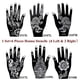 thumbnail image 2 of Kit de plantillas de tatuajes de henna para Navidad para mujeres y niñas, arte a mano, 2 of 6