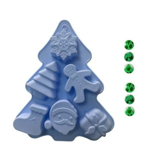 Genérico - Molde De Silicona Molde Navidad Moldes Navideños Arbol