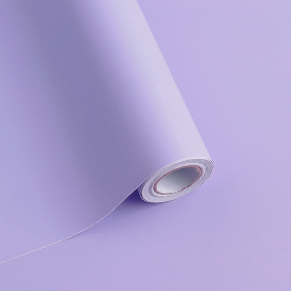 Papel tapiz autoadhesivo de vinilo Safiyya morado 300 x 45 cm