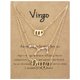 thumbnail image 1 of Gorgeous 3-Pack Zodiac Alphabet Symbols Rhinestone Clavicle Chain Necklaces, 1 of 5