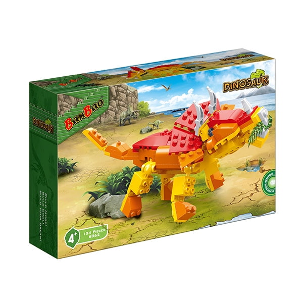 Set Bloques Dinosaurio Triceraptos Banbao
