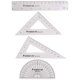 thumbnail image 2 of Regla STAEDTLER 15 cm Kit de Geometría 4 piezas Métrica/Imperial, 2 of 4