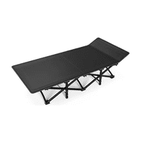 Genérico - Cama Plegable Ligera Portátil Interior Y Camping 190X71 Cm Gris