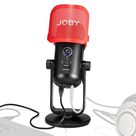 Micrófono de condensador USB para PC JOBY Wavo POD para podcasting