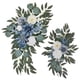 thumbnail image 1 of 2x Boda Arco Flores Girasoles Decoración Rústica Para Telón De Fondo Puerta Fiesta Blanco Azul, 1 of 5