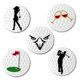 thumbnail image 1 of Marcador de Golf Myartte 24,4 mm surtido (5 unidades), 1 of 6