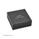 thumbnail image 5 of Pulsera AX Armani Exchange negra de acero inoxidable para hombre, 5 of 7