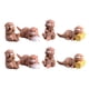 thumbnail image 3 of Figuras De Nutrias En Miniatura De 8 Piezas, Decoración Para Casa De Muñecas, Adorno Para Salpicadero, 3 of 5