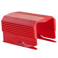 Magideal - Cortador De Papel De Regalo Deslizante, Cortador De Papel De Regalo, Herramienta De Corte De Rollo De Papel De Regalo Portátil Y Rápida Hecha A Mano Rojo