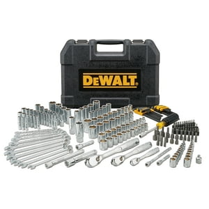 Juego De Herramientas Dewalt Mechanics, 205 Piezas, 1/4, 3/8 Y 1/2 Drive
