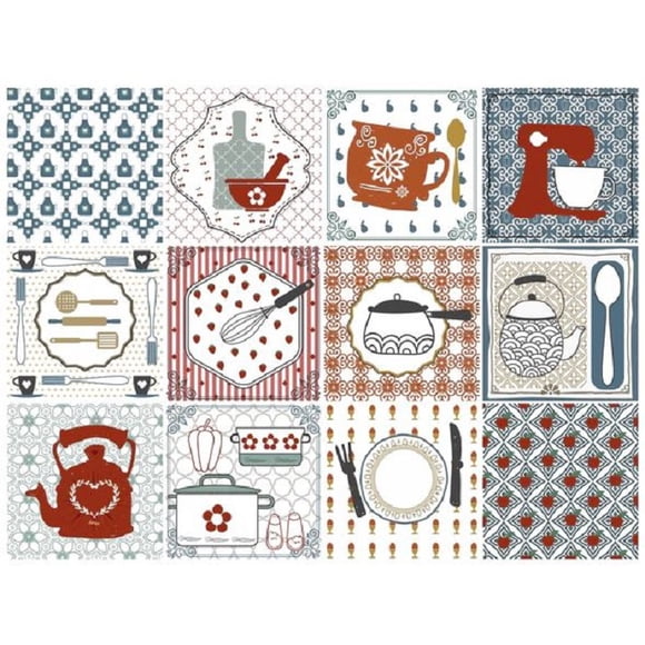 Azulejo autoadhesivo decorativo 15x15 Kitchen