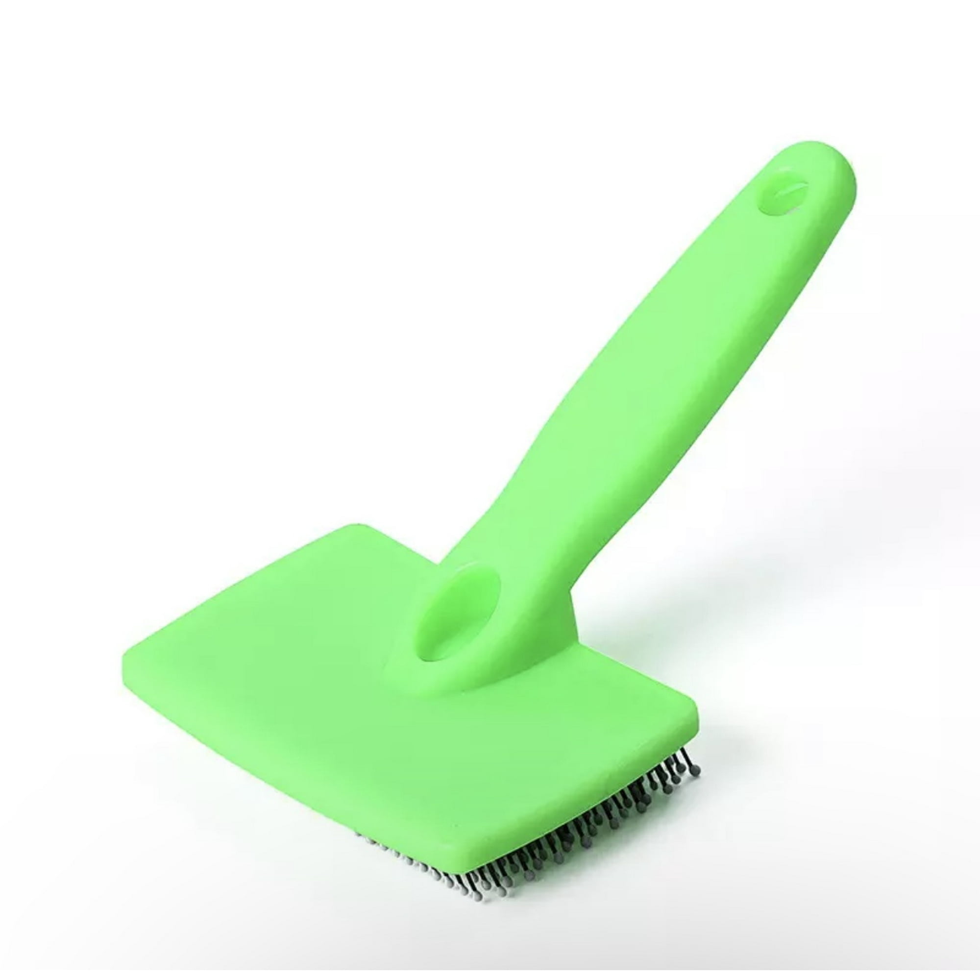 Genérico - Cepillo Celda Plástico Suave Para Mascotas Rasqueta Verde