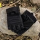 thumbnail image 5 of Guante táctico de medio dedo con nudillos duros para hombre, guantes de airsoft sin dedos con pantalla táctil para entrenamiento de combate en motocicleta, tiro militar, caza y deportes al aire libre., 5 of 7