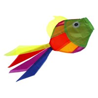 Ioensy - Adorno Ligero De Manga De Viento Con Forma De Pez Para Jardín, Cenador Y Patio.