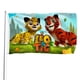 thumbnail image 1 of Leo Y Tig Bandera Impresa Con Temática Regalo Perfecto Para Fanáticos Amigos Y Familiares Y Adecuada Para Actividades Al Aire Libre E Interiores Decoraciones De Fiesta 90 Cm × 150 Cm, 1 of 6