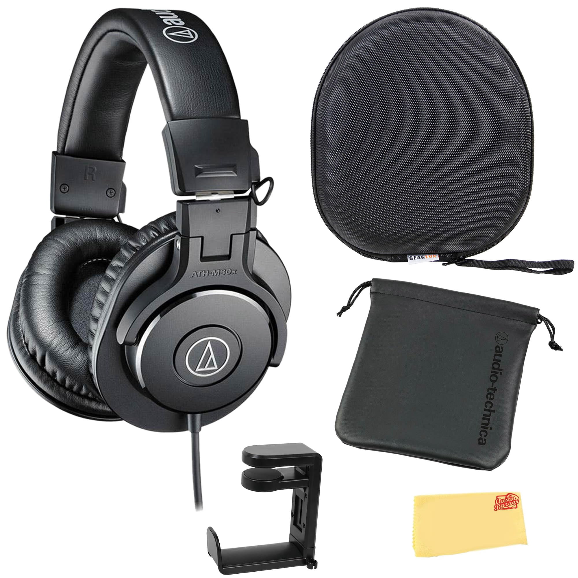 Auriculares Con Monitor Audio-technica Ath-m30x Con Accesorios