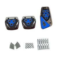 Magideal - Pedales De Pie Del Automóvil Conjunto De Frases Fáciles De Instalar Reemplazo Del Del Freno De Reparación De Mantenimiento Reemplazos Para Engranaje Manual Azul