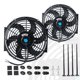 thumbnail image 1 of Ventilador de Radiador EVERESTWAY 25 cm 12 V 80 W Pack de 2, 1 of 7
