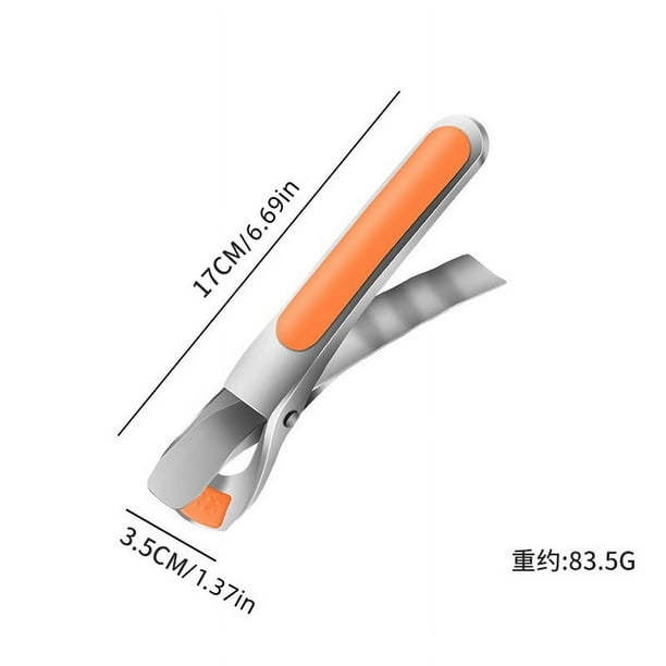 1pc Hot Bowl Dish Plate Gripper Clips, 304 Stainless Steel Anti-Scalding Tong Clamp, Anti-Scalding Kitchen Gadget, Heat Resistant Silicone Cooking Pinch For Moving Hot Plate Or Bowls, Kitchen Accessor
