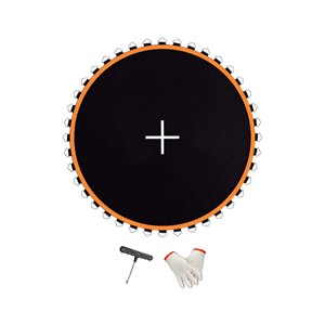 Ioensy - Estera De Trampolín, Estera De Reparación De Malla, Estera De Salto Resistente Para Juegos, Práctica Al Aire Libre, 8 Pies Con 42 Hebillas