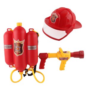 Bothyi - Juego De Juguetes De Agua Con Rociador De Bomberos, Juego De Rol De Verano Para Fiesta En El Patio, Playa, 2 Piezas
