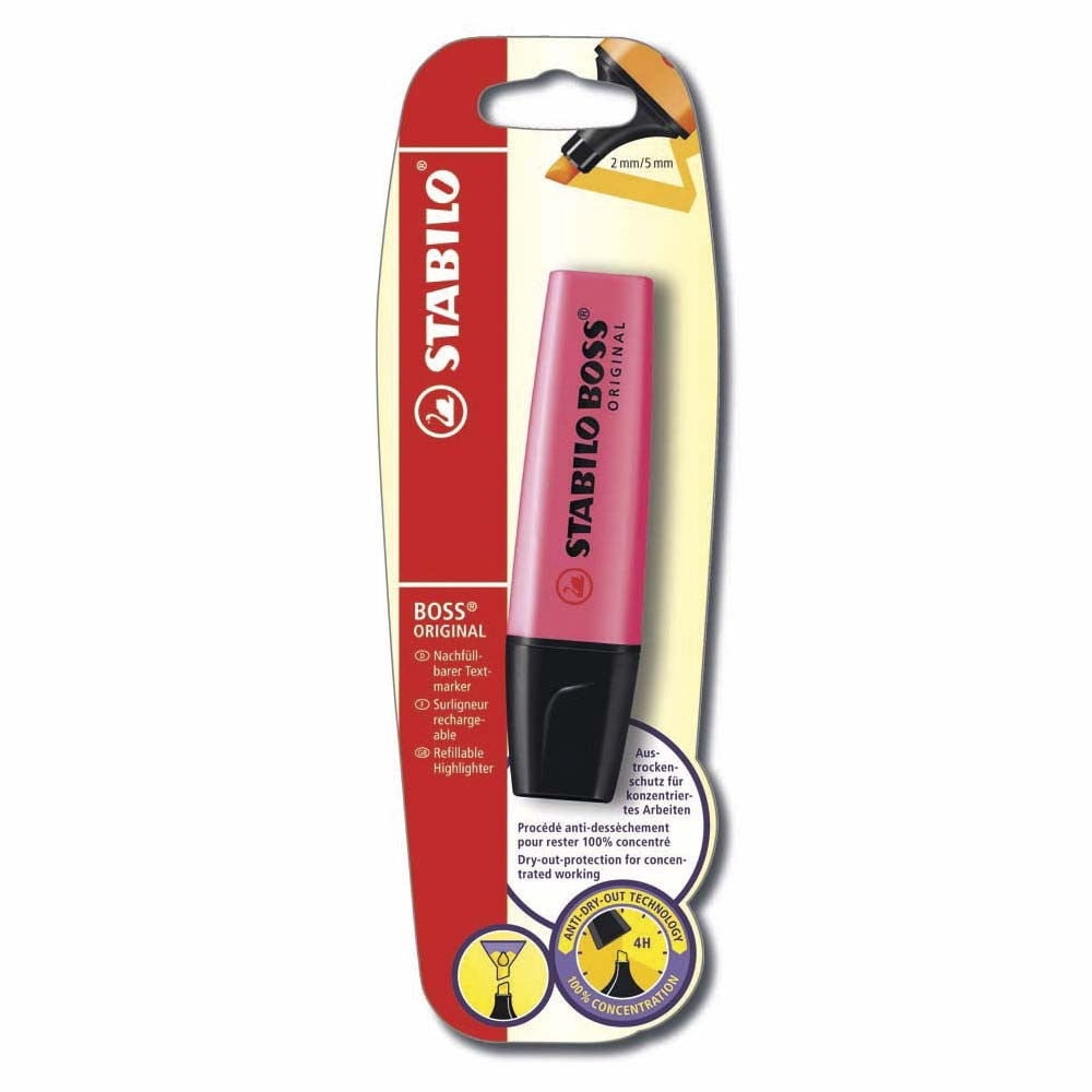 Destacador Stabilo Boss Rosado