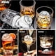 thumbnail image 4 of Bandejas de cubitos de hielo grandes de 2,4 pulgadas con forma de rosa, molde redondo de silicona FDA, sin BPA, para congelador con tapa, molde para hacer bolas de hielo, para whisky, cócteles y jugo, 4 of 7