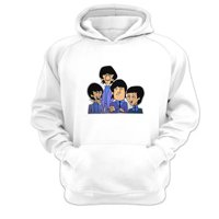 Genérico - Polerón Canguro The Beatles Blanco Talla Xl Unisex