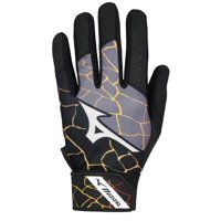 Guantes De Bateo Mizuno Mvp Youth Boy'S Negro-Naranja Xxs