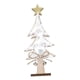 thumbnail image 4 of Decoración De Mesa De árbol De Navidad De Madera De 8,66 "H Para Ventana, Escritorio, Navidad, Color Blanco, 4 of 5
