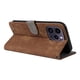 thumbnail image 4 of Funda Billetera para iPhone 14 Pro Max con Soporte - Cartera de Cuero con Ranuras Marrón, 4 of 5