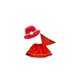 thumbnail image 2 of Traje Tipico Nortino Niña Falda, Punta y Sombrero Rojo, 2 of 3