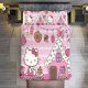 thumbnail image 1 of Hello Kitty Dessert House Bedding Set for Girls Kids Teen Tween Ultra Soft Microfiber Comforter Set Twin Size with 3-Pieces Comforters Bed Sets Bedroom Decor Bed Sheets, 1 of 5