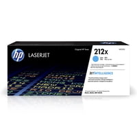 Cartucho De Tóner Hp 212X Cian De Alto Rendimiento Para Hp M554, M555