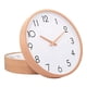 thumbnail image 2 of Reloj De Muralla Redondo Madera Clara Analogo, 2 of 3
