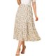 thumbnail image 1 of INSPIRE CHIC Falda Floral de Mujer con Volantes en Capas de Chifón A-Line Maxi Falda Blanca A XS, 1 of 7