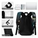 thumbnail image 5 of Kingdom Hearts-theme Backpack, Campus style schoolbag Bookbag with Adjustable Shoulder Straps And Large Zip Compartment, Unisex Travel Bags.42x30x15cm, 5 of 6