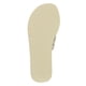thumbnail image 4 of Chanclas Calvin Klein Meena para mujer con logotipo marfil/plateado 152, 4 of 6