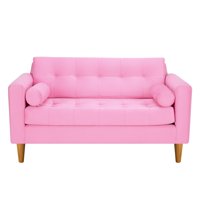 Bodevir - Sofa Retro 2C Felpa 04 Rosado